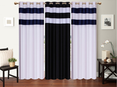 

Furnishing Zone 213 cm (7 ft) Polyester Door Curtain (Pack Of 3)(Plain, Multicolor)