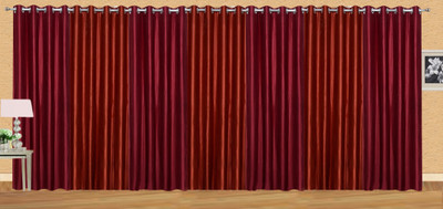 

Ville Style 214 cm (7 ft) Polyester Door Curtain (Pack Of 7)(Solid, Maroon, Red)