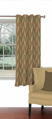 

Skipper 153 cm (5 ft) Blends Window Curtain Single Curtain(Abstract, Brown)