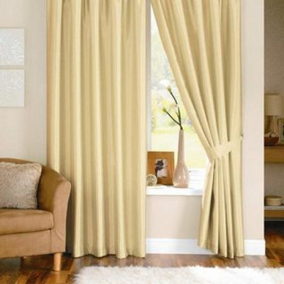 

PHF 108 cm (4 ft) Polyester Window Curtain (Pack Of 2)(Plain, creem)