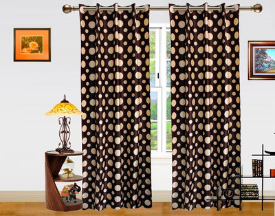 18% OFF on Dekor World 213.36 cm (7 ft) Polyester Door Curtain (Pack Of 2)(Abstract, Brown, Beige) 18% OFF on Dekor World 213.36 cm (7 ft) Polyester Door Curtain (Pack Of 2)(Abstract, Brown, Beige)