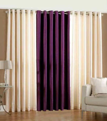 

Abhi Decor 213 cm (7 ft) Polyester Door Curtain (Pack Of 3)(Plain, Multicolor)