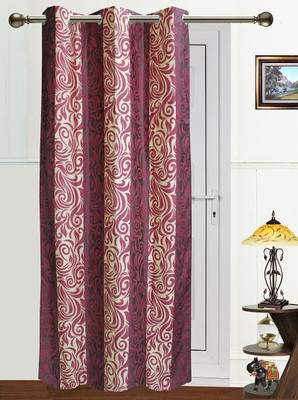 17% OFF on Dekor World 275 cm (9 ft) Polyester Long Door Curtain Single Curtain(Striped, Maroon) 17% OFF on Dekor World 275 cm (9 ft) Polyester Long Door Curtain Single Curtain(Striped, Maroon)
