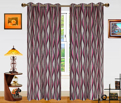 3% OFF on Dekor World 275 cm (9 ft) Polyester Long Door Curtain (Pack Of 2)(Geometric, Pink) 3% OFF on Dekor World 275 cm (9 ft) Polyester Long Door Curtain (Pack Of 2)(Geometric, Pink)