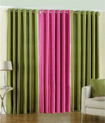 

JT International 213.36 cm (7 ft) Polyester Door Curtain (Pack Of 3)(Printed, Multicolor)
