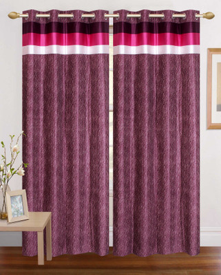 

HSR Collection 210 cm (7 ft) Polyester Door Curtain (Pack Of 2)(Abstract, Multicolor)