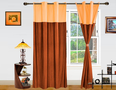 14% OFF on Dekor World 213.36 cm (7 ft) Polyester Door Curtain (Pack Of 2)(Solid, Brown, Beige) 14% OFF on Dekor World 213.36 cm (7 ft) Polyester Door Curtain (Pack Of 2)(Solid, Brown, Beige)