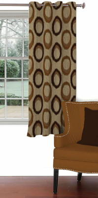 

Skipper 153 cm (5 ft) Blends Window Curtain Single Curtain(Geometric, Multicolor)