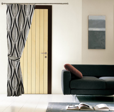 

Threadmix 212 cm (7 ft) Polyester Door Curtain Single Curtain(Abstract, Multicolor)