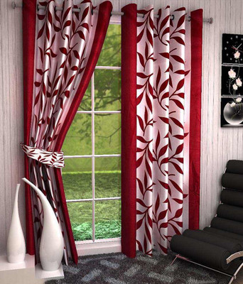 

Zesture 211 cm (7 ft) Polyester Window & Door Curtain (Pack Of 2)(Printed, Multicolor)