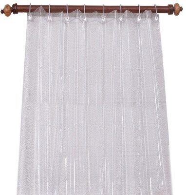 

Joli PVC Door Curtain 214 cm (7 ft) Single Curtain(Plain transparent)