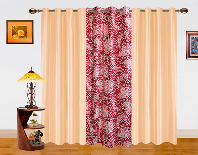 9% OFF on Dekor World 215 cm (7 ft) Polyester Door Curtain (Pack Of 3)(Geometric, Maroon, Beige) 9% OFF on Dekor World 215 cm (7 ft) Polyester Door Curtain (Pack Of 3)(Geometric, Maroon, Beige)