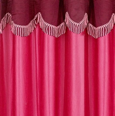 

Cortina 270 cm (9 ft) Polyester Long Door Curtain (Pack Of 2)(Abstract, Pink)