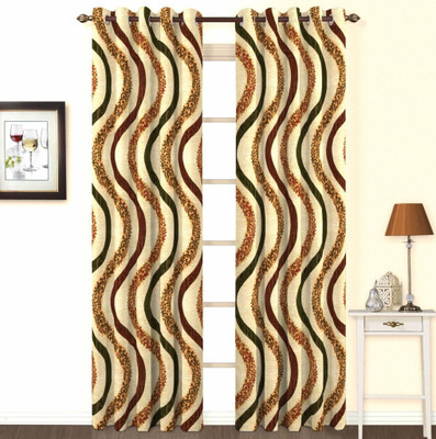 

Skipper 84 cm (3 ft) Polyester, Cotton, Blends Window Curtain Single Curtain(Motif, Multicolor)