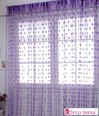 

Deco India 225 cm (7 ft) Polyester Door Curtain (Pack Of 6)(Abstract, Multicolor)