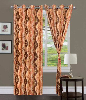 

JT International 213.36 cm (7 ft) Polyester Door Curtain (Pack Of 2)(Solid, Multicolor)