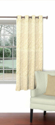 

Skipper 153 cm (5 ft) Blends Window Curtain Single Curtain(Motif, Beige)