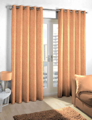 

Skipper 275 cm (9 ft) Blends Long Door Curtain Single Curtain(Abstract, Red)