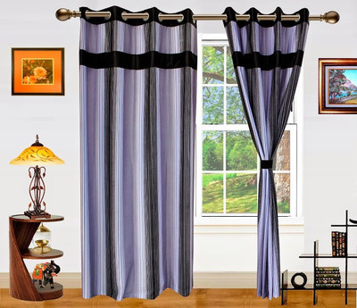 3% OFF on Dekor World 275 cm (9 ft) Polyester Long Door Curtain (Pack Of 2)(Abstract, Black) 3% OFF on Dekor World 275 cm (9 ft) Polyester Long Door Curtain (Pack Of 2)(Abstract, Black)