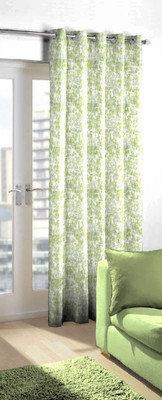 

Skipper 214 cm (7 ft) Blends Door Curtain Single Curtain(Abstract, Green)