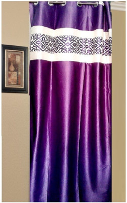 

Decor World 274 cm (9 ft) Polyester Long Door Curtain Single Curtain(Self Design, Multicolor)