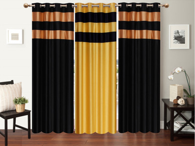 

Furnishing Zone 213 cm (7 ft) Polyester Door Curtain (Pack Of 3)(Plain, Multicolor)