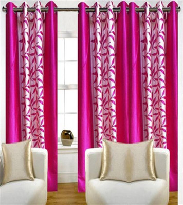 

Profabhome 212 cm (7 ft) Polyester Door Curtain (Pack Of 3)(Solid, Multicolor)