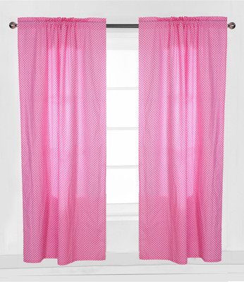 

Bacati 106.48 cm (3 ft) Cotton Window & Door Curtain (Pack Of 2)(Geometric, Multicolor)