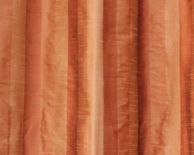 6% OFF on Dekor World 215 cm (7 ft) Polyester Door Curtain (Pack Of 2)(Striped, Orange)