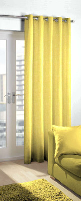 Skipper 214 cm (7 ft) Polyester Door Curtain Single Curtain(Abstract, Lime)