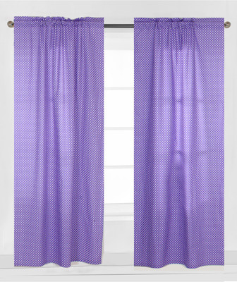 

Bacati 106.48 cm (3 ft) Cotton Window & Door Curtain (Pack Of 2)(Geometric, Multicolor)