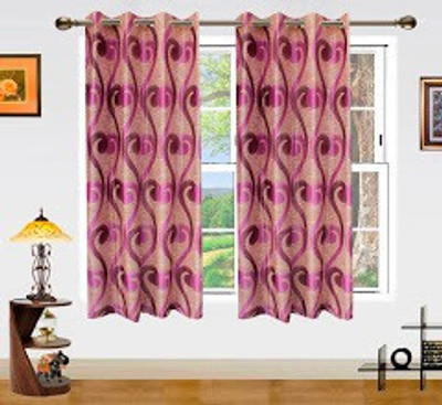 6% OFF on Dekor World 150 cm (5 ft) Polyester Window Curtain (Pack Of 2)(Abstract, Purple, Pink) 6% OFF on Dekor World 150 cm (5 ft) Polyester Window Curtain (Pack Of 2)(Abstract, Purple, Pink)