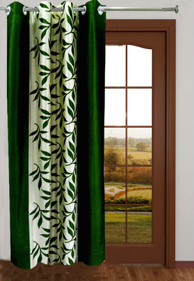 41% OFF on Homefab India 274.5 cm (9 ft) Polyester Long Door Curtain Single Curtain(Floral, Green) 41% OFF on Homefab India 274.5 cm (9 ft) Polyester Long Door Curtain Single Curtain(Floral, Green)