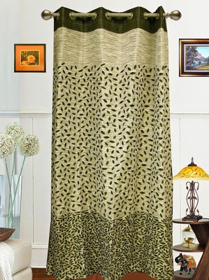 27% OFF on Dekor World 215 cm (7 ft) Polyester Door Curtain Single Curtain(Floral, Green) 27% OFF on Dekor World 215 cm (7 ft) Polyester Door Curtain Single Curtain(Floral, Green)