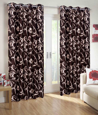 

Design Collections 213 cm (7 ft) Polyester Door Curtain (Pack Of 2)(Printed, Multicolor)