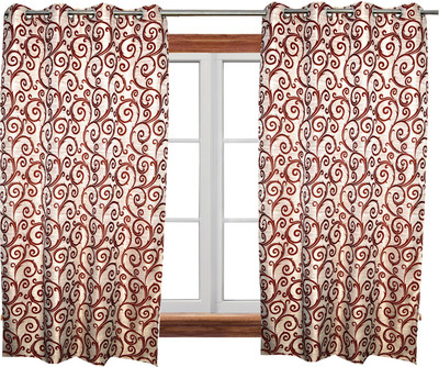 

Alagh Fashions 212 cm (7 ft) Polycotton Door Curtain (Pack Of 2)(Printed, Multicolor)