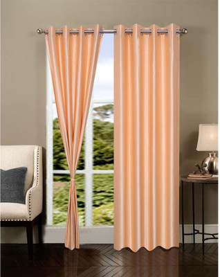 

JT International 213.36 cm (7 ft) Polyester Door Curtain (Pack Of 2)(Floral, Multicolor)