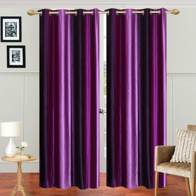 

DECORISTAA 213 cm (7 ft) Polyester Door Curtain (Pack Of 2)(Floral, Multicolor)