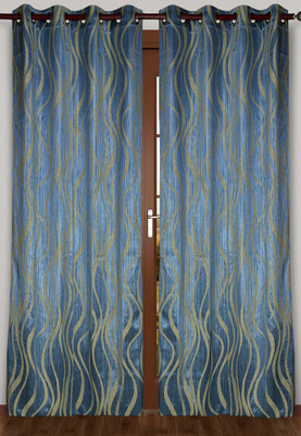 58% OFF on Cosmosgalaxy 213 cm (7 ft) Polyester Door Curtain Single Curtain(Self Design, Blue) 58% OFF on Cosmosgalaxy 213 cm (7 ft) Polyester Door Curtain Single Curtain(Self Design, Blue)