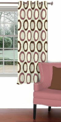 

Skipper 153 cm (5 ft) Blends Window Curtain Single Curtain(Geometric, Multicolor)