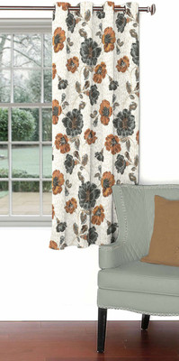 

Skipper 153 cm (5 ft) Blends Window Curtain Single Curtain(Motif, Rust)