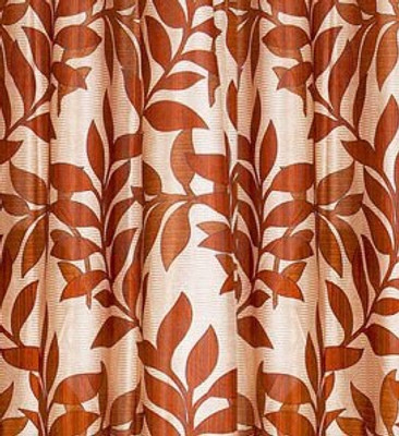 

Cortina 210 cm (7 ft) Polyester Door Curtain Single Curtain(Abstract, Brown)