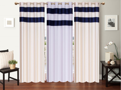 

Furnishing Zone 152 cm (5 ft) Polyester Window Curtain (Pack Of 3)(Plain, Multicolor)