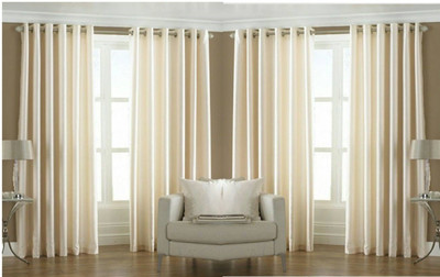 

Abhi Decor 213 cm (7 ft) Polyester Door Curtain (Pack Of 4)(Plain, Multicolor)