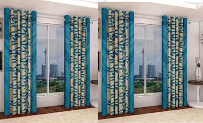 

Abhi Decor 213 cm (7 ft) Polyester Door Curtain (Pack Of 4)(Printed, Multicolor)