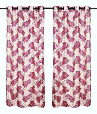 

Zesture 211 cm (7 ft) Polyester Door Curtain (Pack Of 2)(Printed, Multicolor)