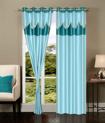 

JT International 213.36 cm (7 ft) Polyester Door Curtain (Pack Of 2)(Printed, Multicolor)