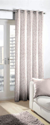 

Skipper 214 cm (7 ft) Blends Door Curtain Single Curtain(Motif, Beige)