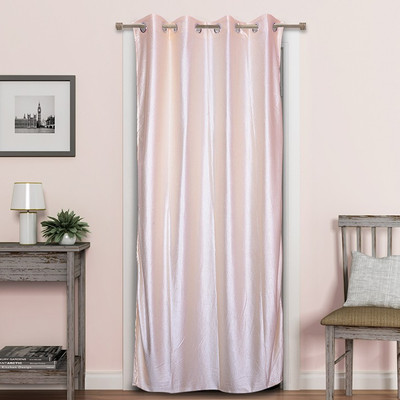 

Zesture 211 cm (7 ft) Polyester Door Curtain (Pack Of 2)(Solid, Beige)