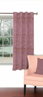 

Skipper 153 cm (5 ft) Blends Window Curtain Single Curtain(Floral, Purple)